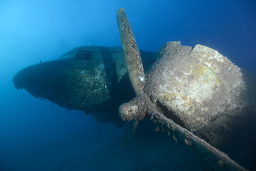 C47 Airplane Wreck, Kaş, Antalya, Turkey