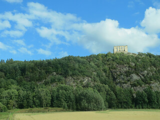 The ruin on the mountain