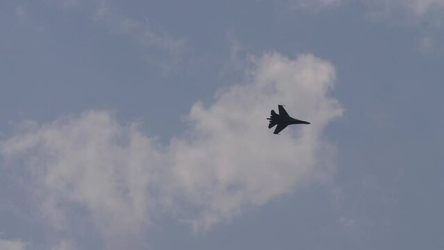 Jet military plane, air-defence fighter