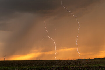 Lightning over Great Plains