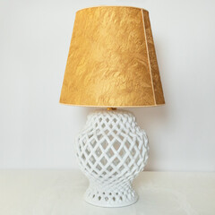 Home lamp, beam interior decor isolated on white background