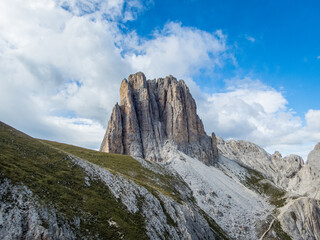 Rotwand and Masare via ferrata in the rose garden in the Dolomites