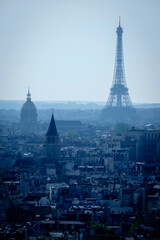torre Eifiel desde Cathédrale Notre Dame, Paris, France,Western Europe