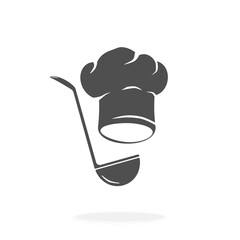 Chef Hat Icon - Vector Illustration Sign Symbol
