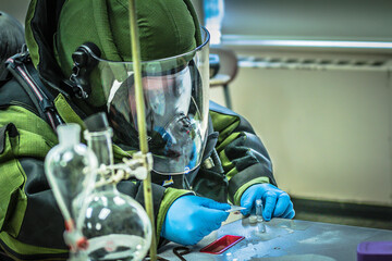 Bomb Technician in Clandestine Lab