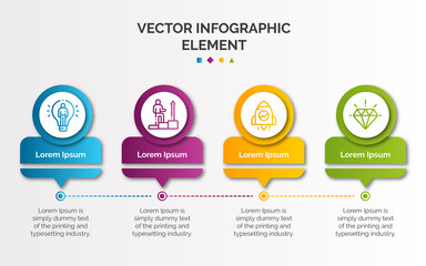 Fototapeta premium infographic design template