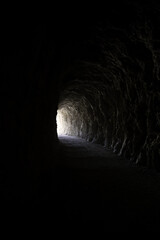 Stone cave interior
