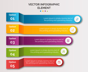 Fototapeta premium modern design template for infographics