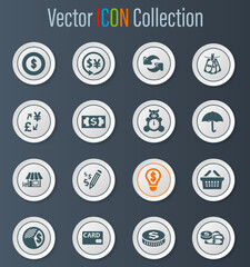 E-commers icons set