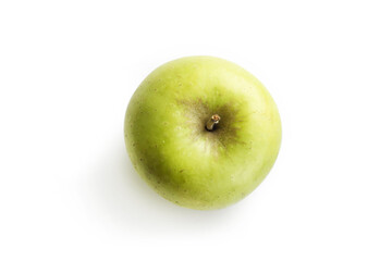 Delicious apple on white background