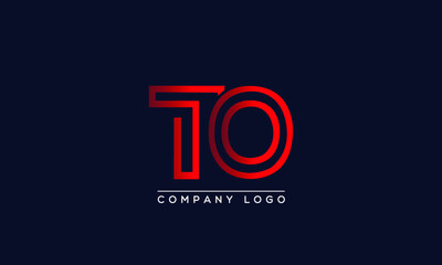 Creative letters TO or OT Logo Design Vector Template. Initial Letters TO Logo Design	