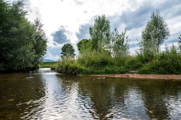 Fototapeta premium river in the park