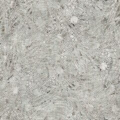 Seamless Pattern Aged Old Grungy Dirty Design. High quality geometric illustration in light beige brown. Detailed worn messy stained wrinkled tough surface material.