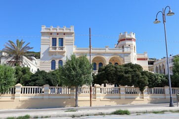 Santa Cesarea Terme - Facciata di Villa Raffaella