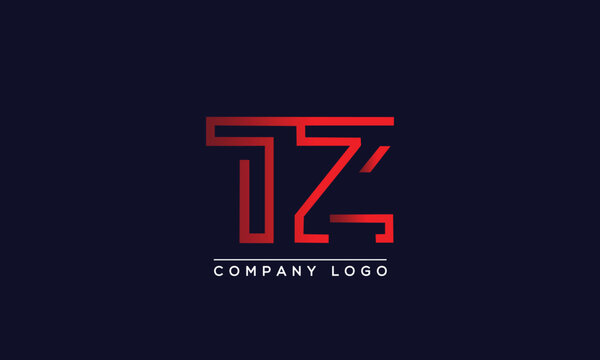 Creative letters TZ, ZT Logo Design Vector Template. Initial Letters TZ Logo Design	
