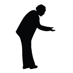 a woman body silhouette vector