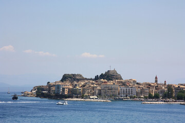 Naklejka premium Korfu-Insel. Griechenland