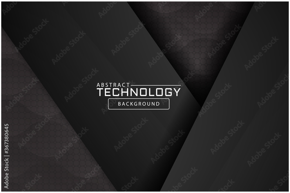Poster abstract metallic red black frame layout modern tech design template background , black and red back
