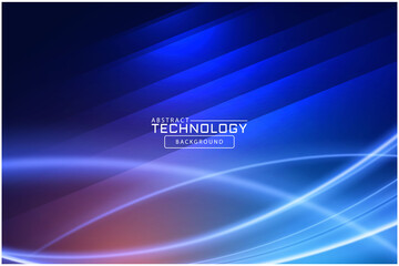 Energy lines, glowing waves in the dark, abstract background. business or technology presentation design template, brochure or flyer pattern, or geometric web banner
