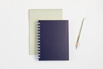 Styled minimal desktop mockup with organic color stationary. Freelancer, social media blogger...