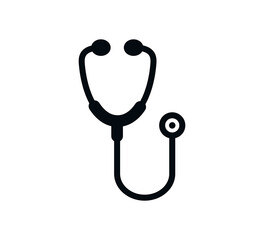 Medical icon ,stethoscope icon vector logo design template