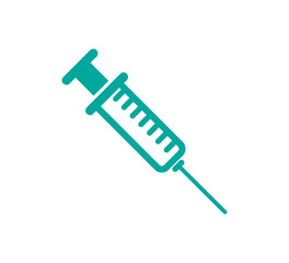 Syringe icon vector logo design template