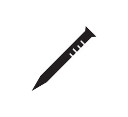 Nail icon vector logo design template