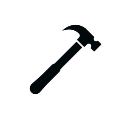Hammer icon vector logo design template