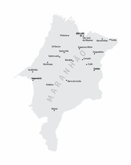 Maranhao State map