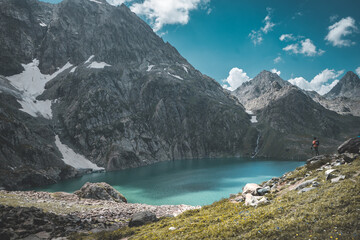 Obraz premium Gadsar Lake, Kashmir