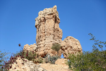 Fototapeta na wymiar Vingerklip Rock Namibia