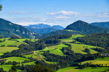 Berglandschaft Alpenvorland Mostviertel Österreich