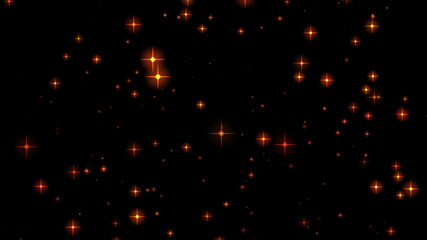 abstract celebration background,shining stars on black background.