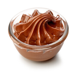 bowl of chocolate cream