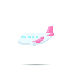 Airplane  icon logo vector illustration 