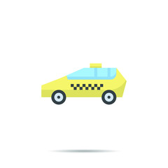 Taxi  icon line vector illustration 
