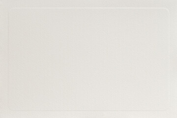 Organic light cream paper with embossed patterned border, blank for your design. Background, copy...