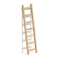 Wooden ladder 3D