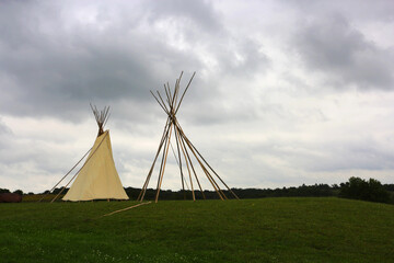 Replica of Tepee Used by Plains Indians © Michael Rolands
