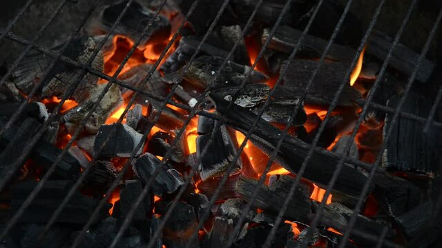 Hot grill ready for grilling