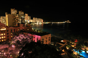 Obraz premium ワイキキの夜景