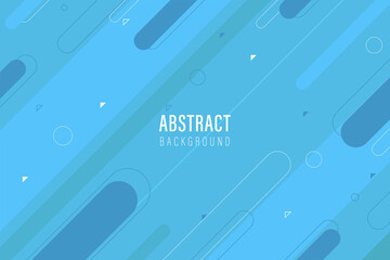 blue vector abstract geometric background. premium vector
