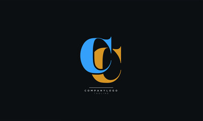 CC Letter Business Logo Design Alphabet Icon Vector Symbol