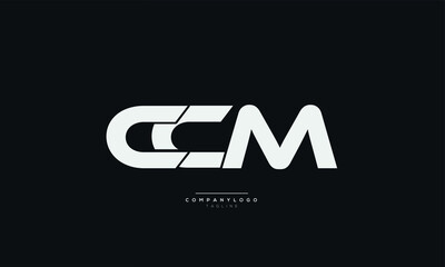 CCM Letter Business Logo Design Alphabet Icon Vector Symbol