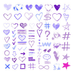 design chalk vector textures hand drawn textures