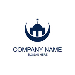mosque & moon logo