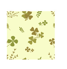 green nature seamless pattern