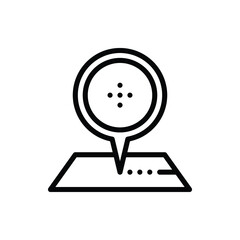 Maps Icon Logo Vector Isolated. Travel and Tourism Icon Set. Editable Stroke and Pixel Perfect.