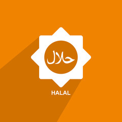 Halal icon, Religion icon vector