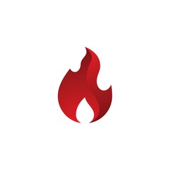 Fire logo template  vector icon